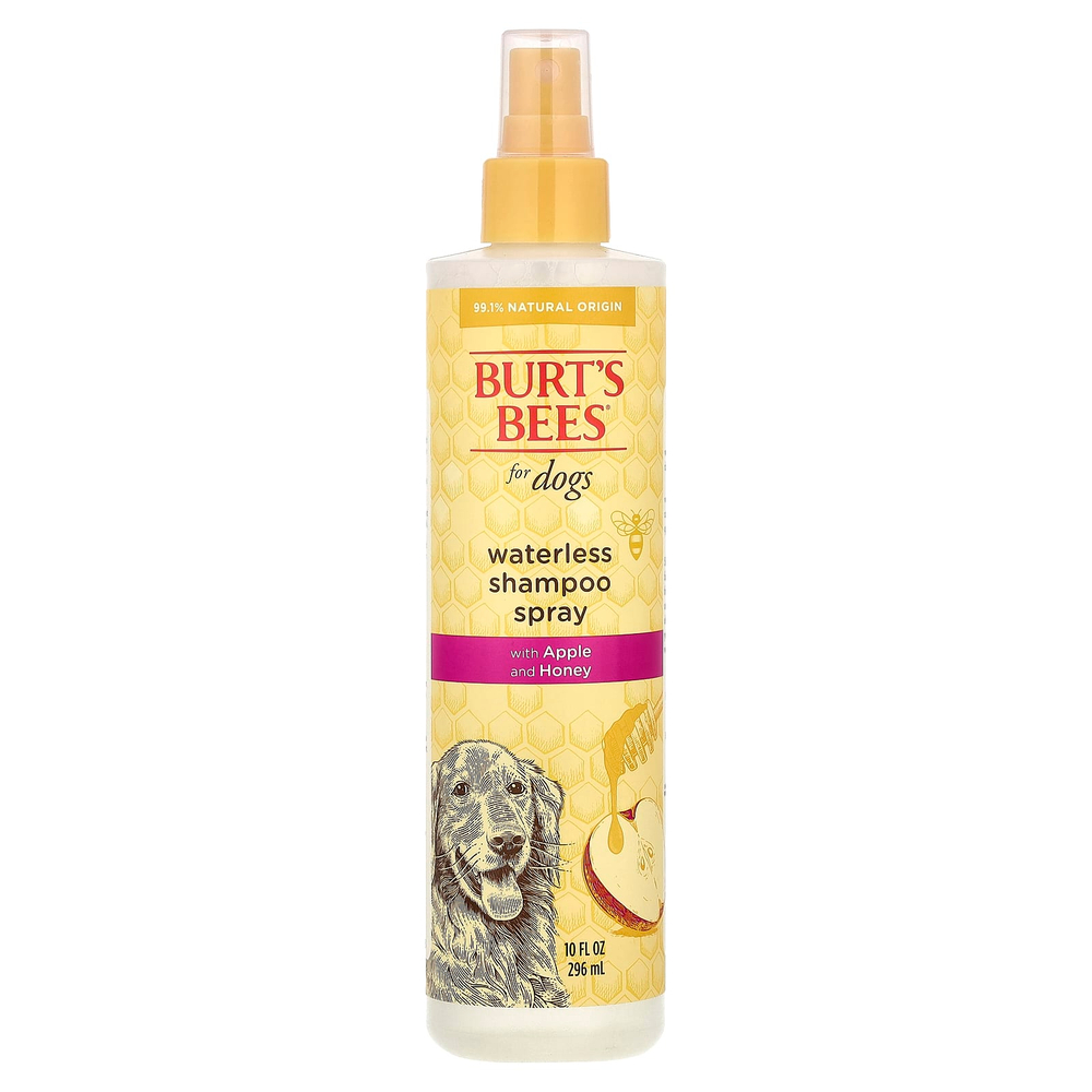 Burt's Bees, несмываемый шампунь-спрей для собак, с яблоком и медом, 296 мл (10 жидк. унций)