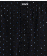 Мужские трусы боксеры Atlantic, набор из 2 шт., хлопок, черные, 2MBX-081