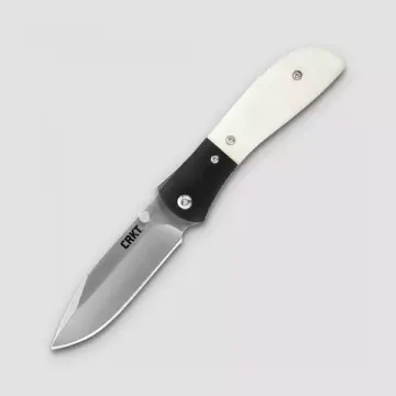 Складной нож CRKT полуавтоматический Carson M4 White Bone CR/M4-02 c клинком из стали 8Cr13MoV, рукоять Кость