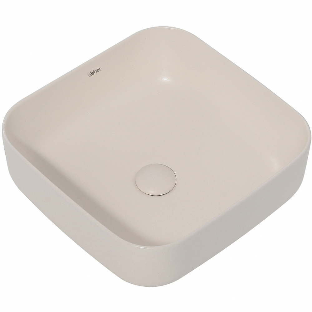 Раковина-чаша Abber Rechteck 39 AC2211MBE Светло-бежевая матовая