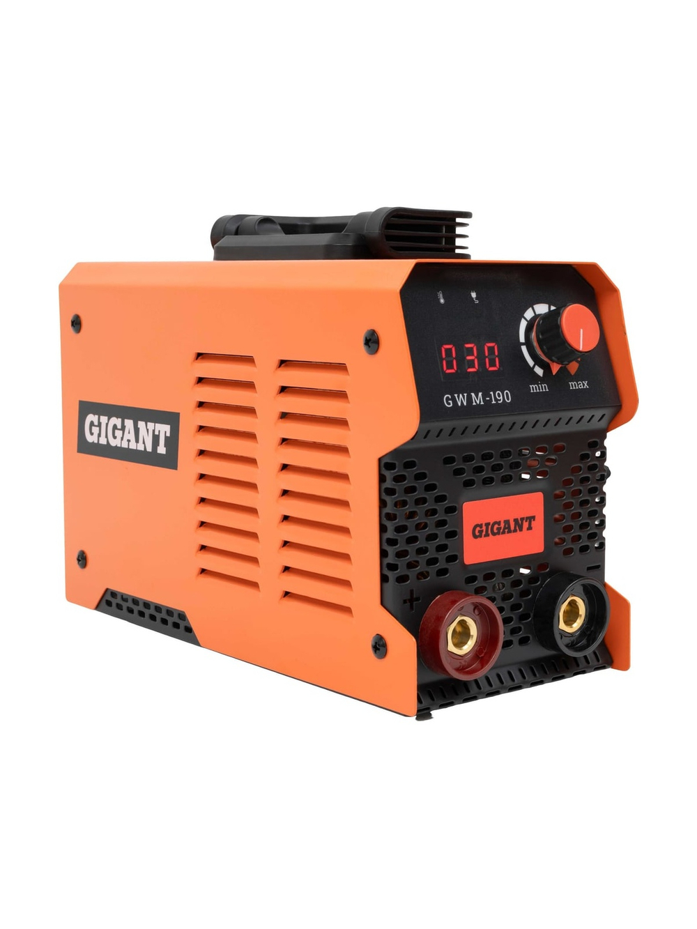 Инверторный сварочный аппарат (190 А; дисплей; кабель 2.5+1.5 м) Gigant GWM-190
