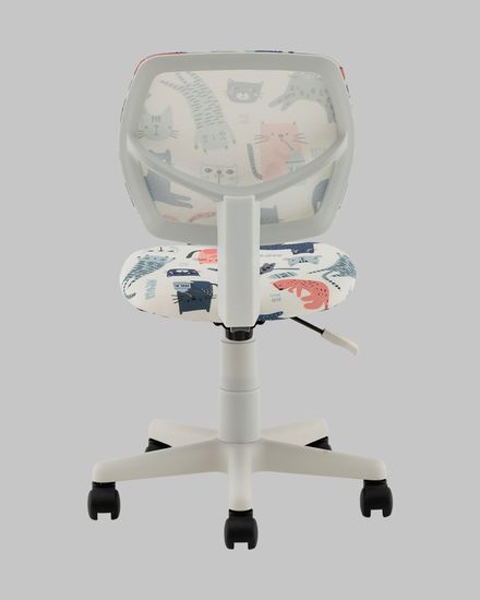 Кресло ЛОЛО Cats пластик белый