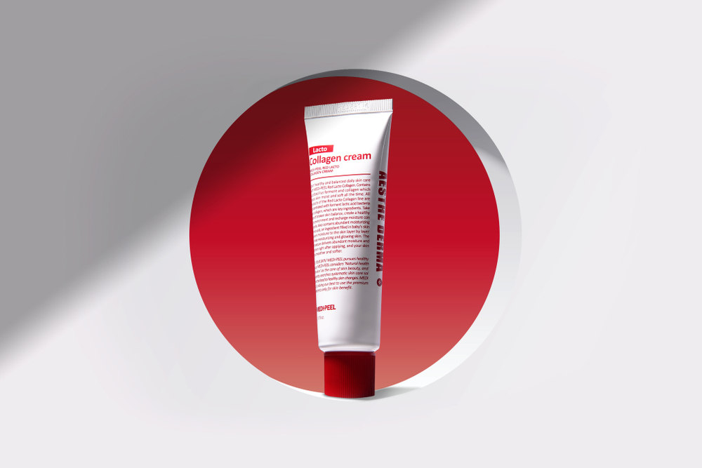 Крем с коллагеном и лактобактериями MEDI-PEEL Red Lacto Collagen Cream