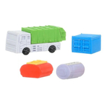 Ластик Qihao, фигурный, разборный, серия "Traffic", объемный цветной корпус в виде машинок