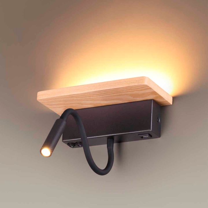 Бра Odeon Light Hightech Woody 3868/8WL