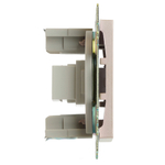 Розетка HDMI 2.1, Type A (механизм), STEKKER GLS00-7118-02, серия Катрин, шампань 50063