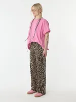 Брюки Kraizy Stripes Leo Wild леопардовые