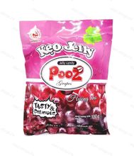 Конфеты желейные Pooz со вкусом винограда, Вьетнам, 100 гр.