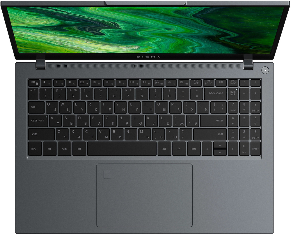 Ноутбук  Digma Pro Fortis M 15.6 ", Ryzen 5, 16 Гб RAM, 512 Гб SSD, Radeon Graphics, Серый