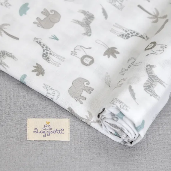Набор муслиновых пеленок Lollycottons Африка