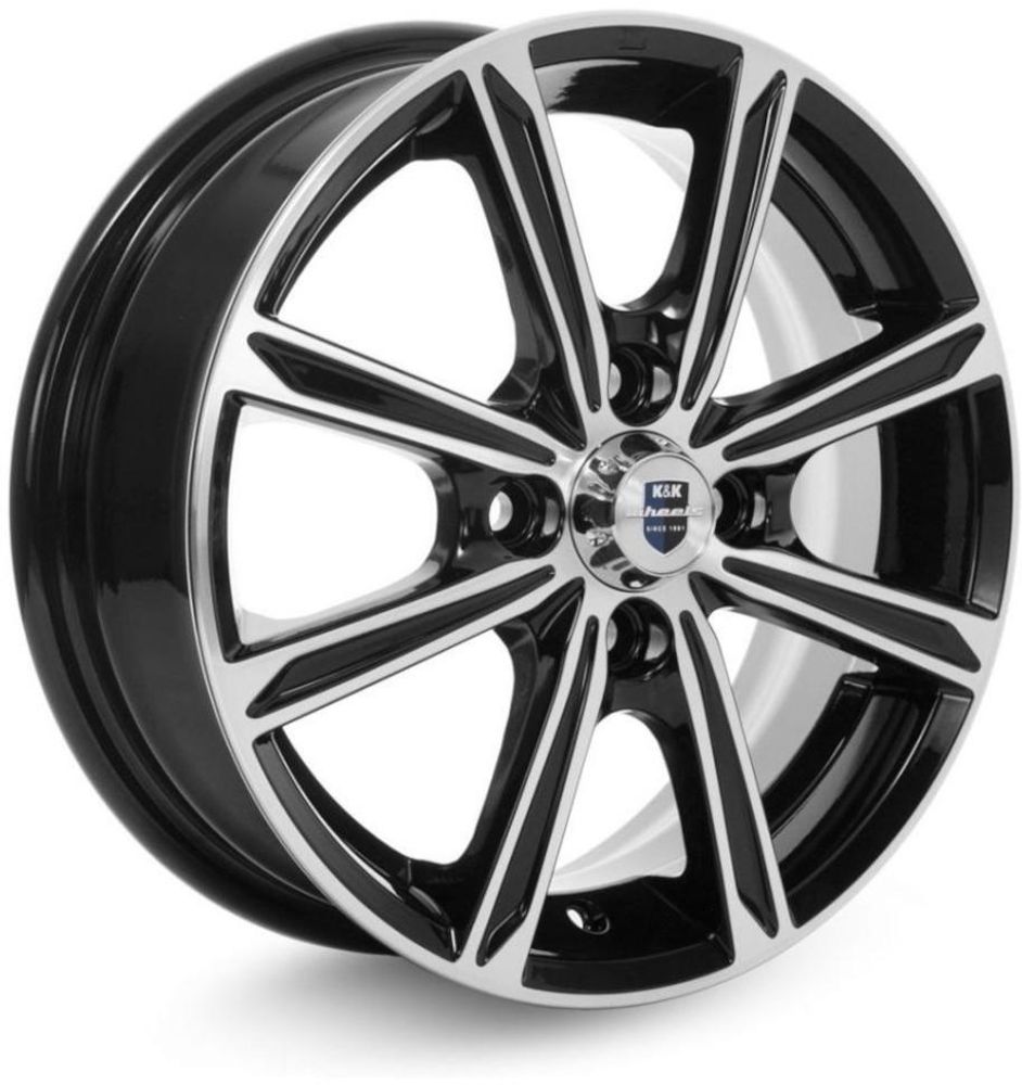 K&amp;K KC698 5x14 4x100 ET 43 Dia 60.1 (алмаз черный)
