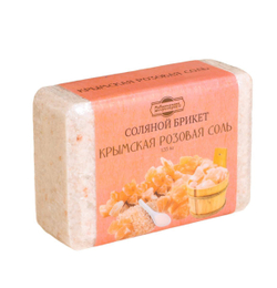 Соляной брикет из Крымской Розовой соли 1350гр