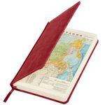 Ежедневник недатированный А5 138х213 мм BRAUBERG "Status", под кожу, 160 л., красный, 113364