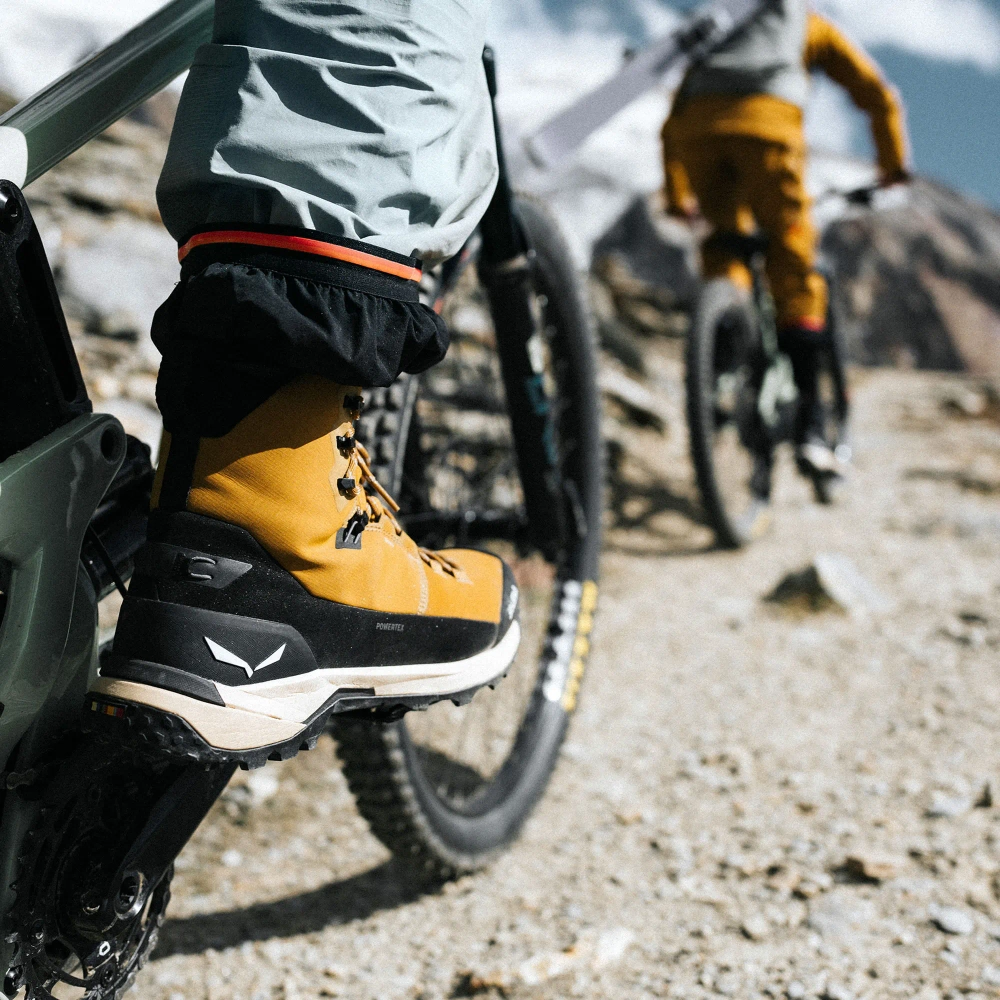 Ботинки Salewa Puez Winter Mid Ptx golden brown/black