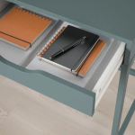 Письменный стол IKEA ALEX/АЛЕКС ИКЕА, 132x58 см, серо-бирюзовый