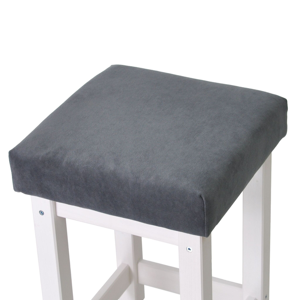 Табурет Икеа с мягким сиденьем из сосны