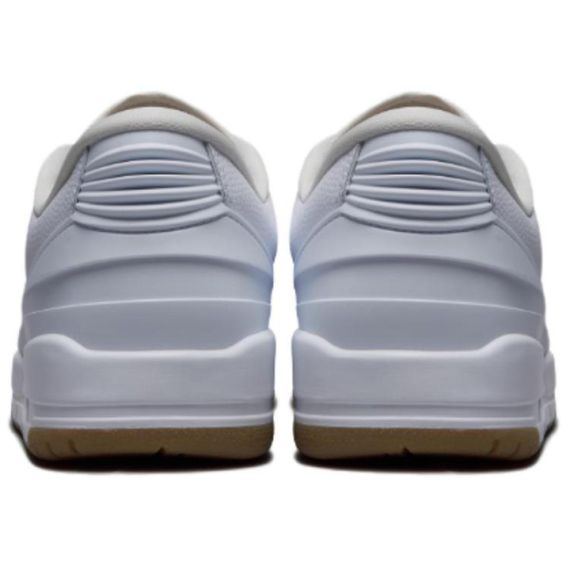 Jordan Air Джордан 2/3 Винтажные баскетбольные кроссовки Низкие Белый/Фантомный серый белый/Светло-коричневый Унисекс