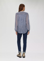 Легкая прозрачная шифоновая блузка с пышными рукавами  s.Oliver