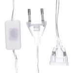 Гирлянда для дома 4,0 м 20 ламп LED с насадками ЛЬДИНКА, прозрач.пров., авторежим.,IP-20 RG/RB (возможность соединения)