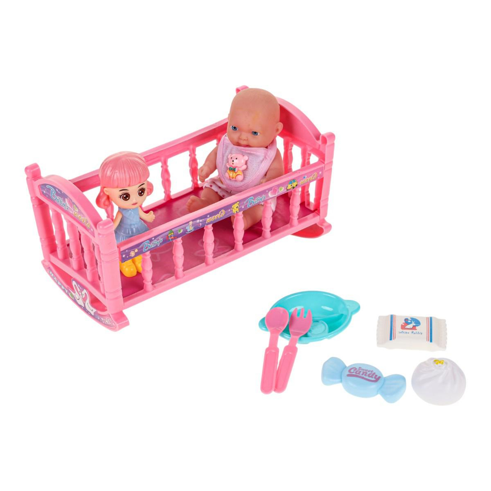 Пупс с аксесс., пакет 0812-199