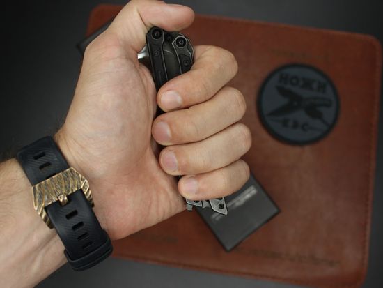 Нож-бабочка НОКС "Эльф" (черный) 204-500401