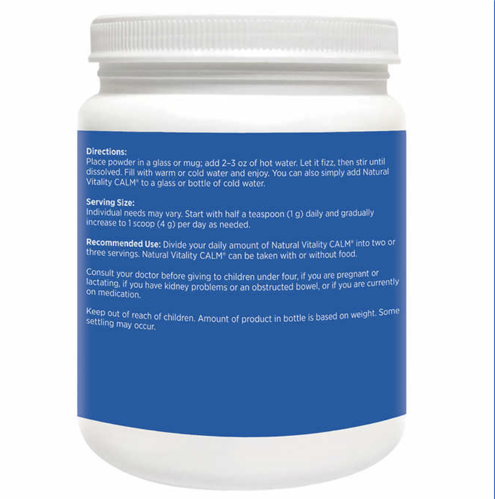 Порошок цитрата магния Natural Vitality Calm