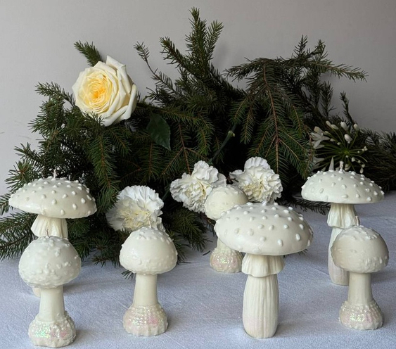 Свечи в керамике 