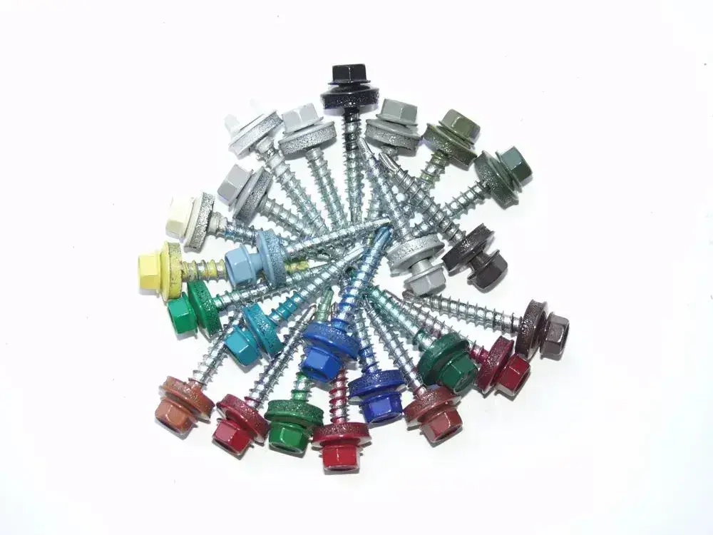 Саморезы кровельные ROOFRetail по металлу со сверлом для забора 5,5х19 RAL 7024 Серый графит 250 шт.