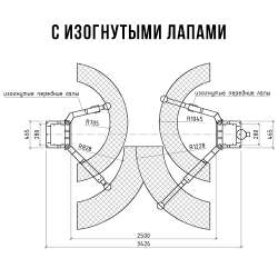 Двухстоечный автомобильный подъемник SYSTEM T4i 380V