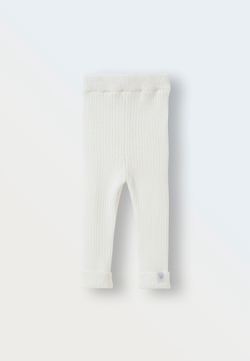 Брючки вязаные oversize экрю