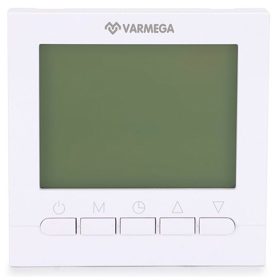 Термостат комнатный VARMEGA, VM19221, проводной, белый