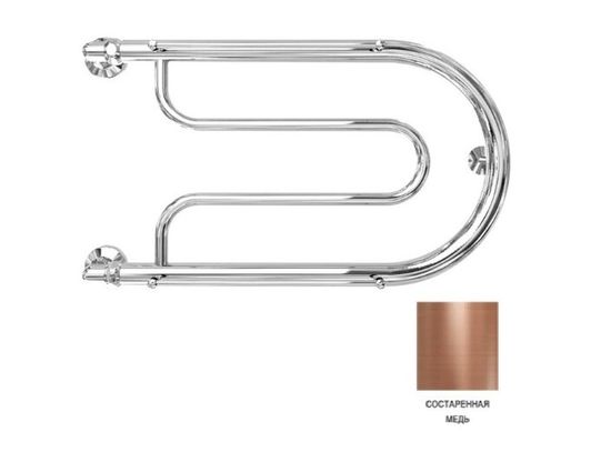 Полотенцесушитель Двин B с полкой 32/60 1 1/4"-1/2" Водяной , К0, Сост. медь