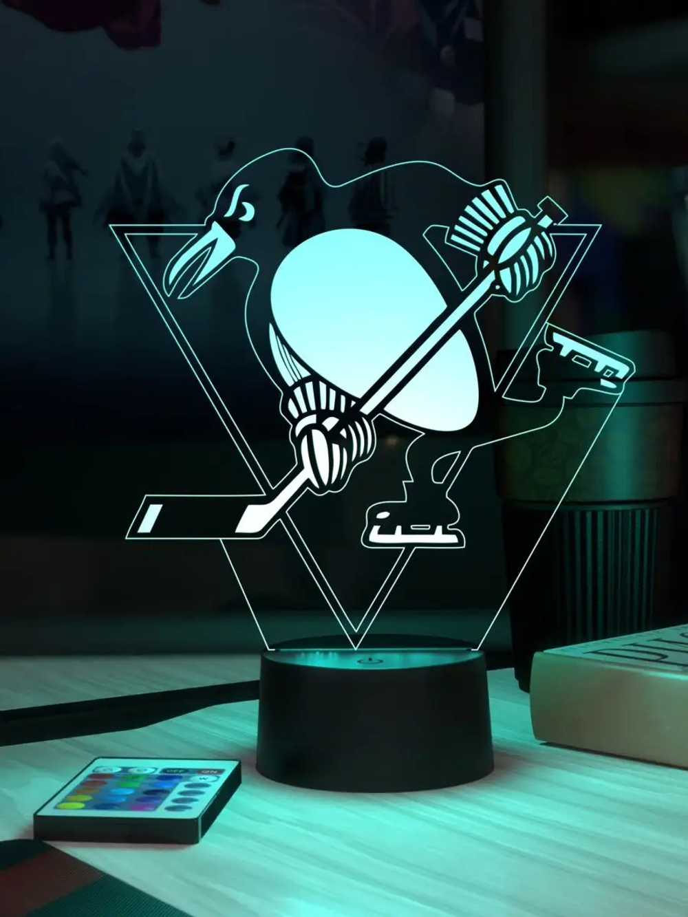 3Д-НОЧНИК "ХК Pittsburgh Penguins" (Питтсбург Пингвинз)