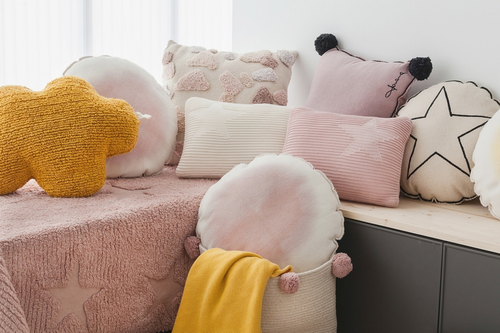 Подушка Lorena Canals Square Wood Rose (40 x 40 см)