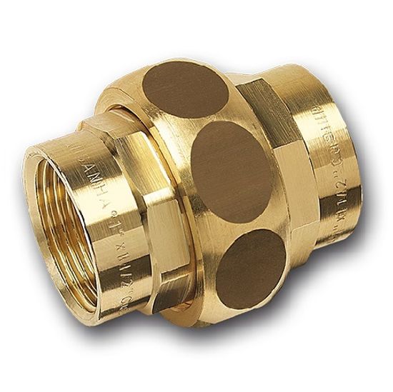 Сгон с плоским уплотнением Sanha PURAFIT 1" ВР/ВР бронзовый, серия 3330 (133301)