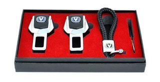 Заглушка ремня безопасности НАБОР "CHANGAN" (2заглушки+брелок+отвертка) K-105CH