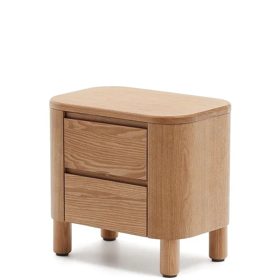 Прикроватная тумбочка Salaya из ясеневой фанеры 55 см x 50 см