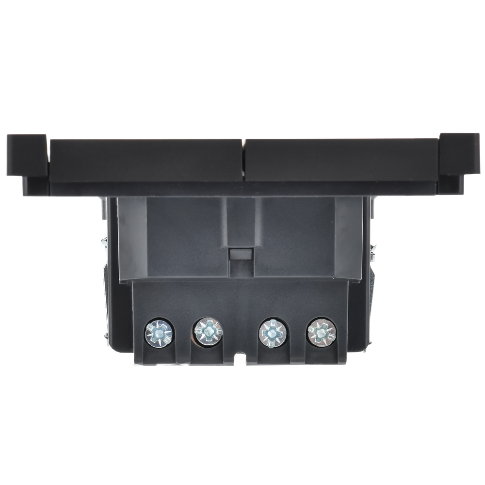 FORTE&PIANO Выключатель 2-клавишный перекрестный 10А FP109 черный IEK