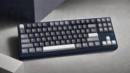 Wobkey Crush 80 Reboot Pro Navy, художественное фото механической клавиатуры