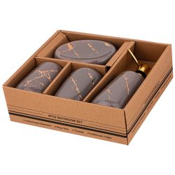 НАБОР ДЛЯ ВАННОЙ КОМНАТЫ "FANTASY" 4 ПР. 400 МЛ (КОР=12НАБ.)