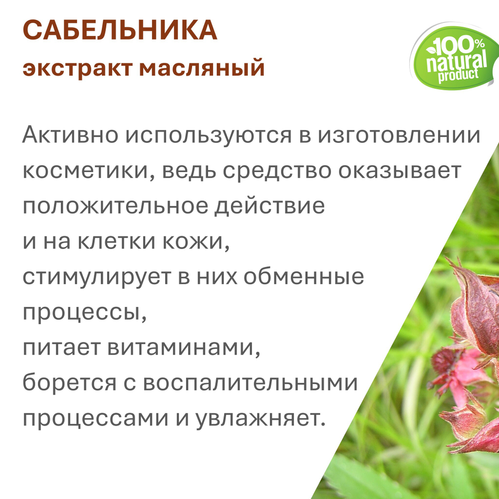 Экстракт сабельника, масляный