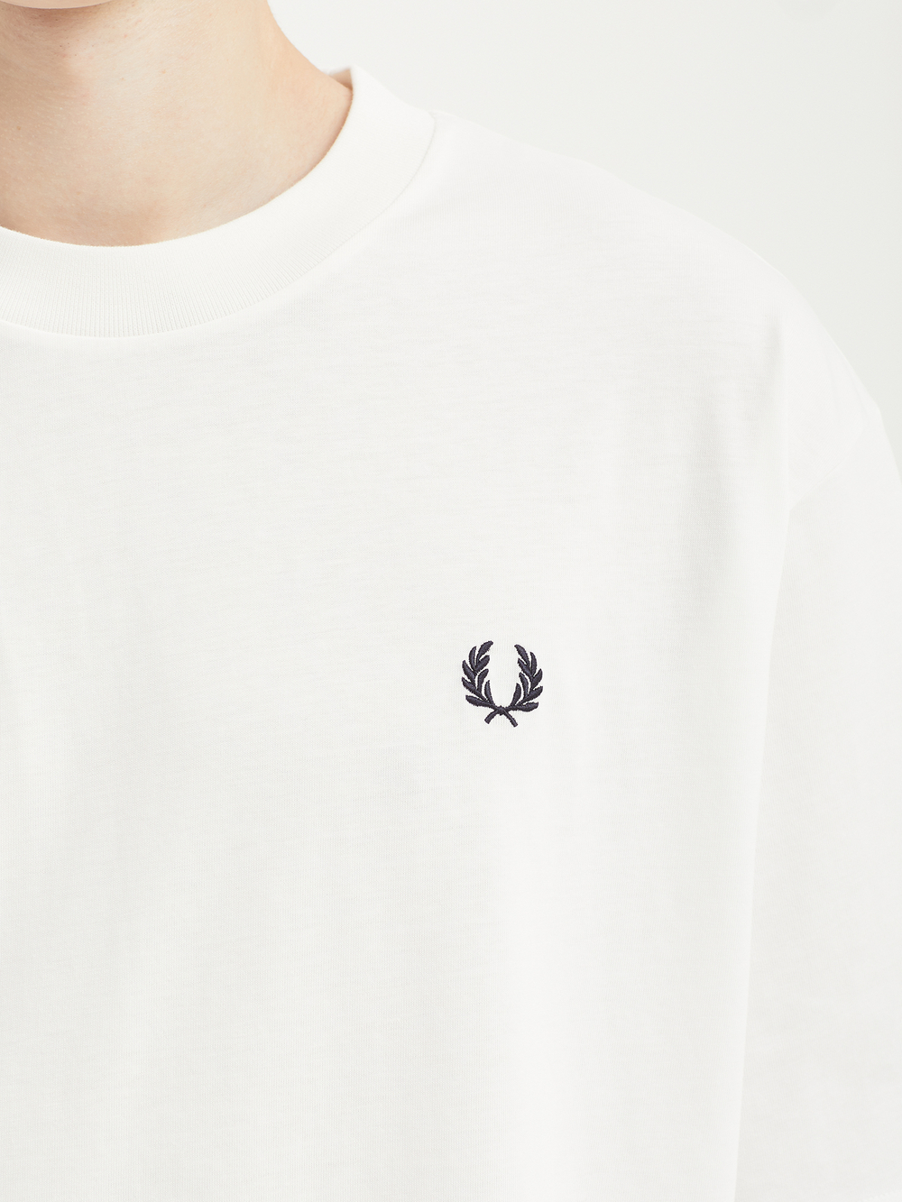 Мужская Футболка Back Print Fred Perry Text