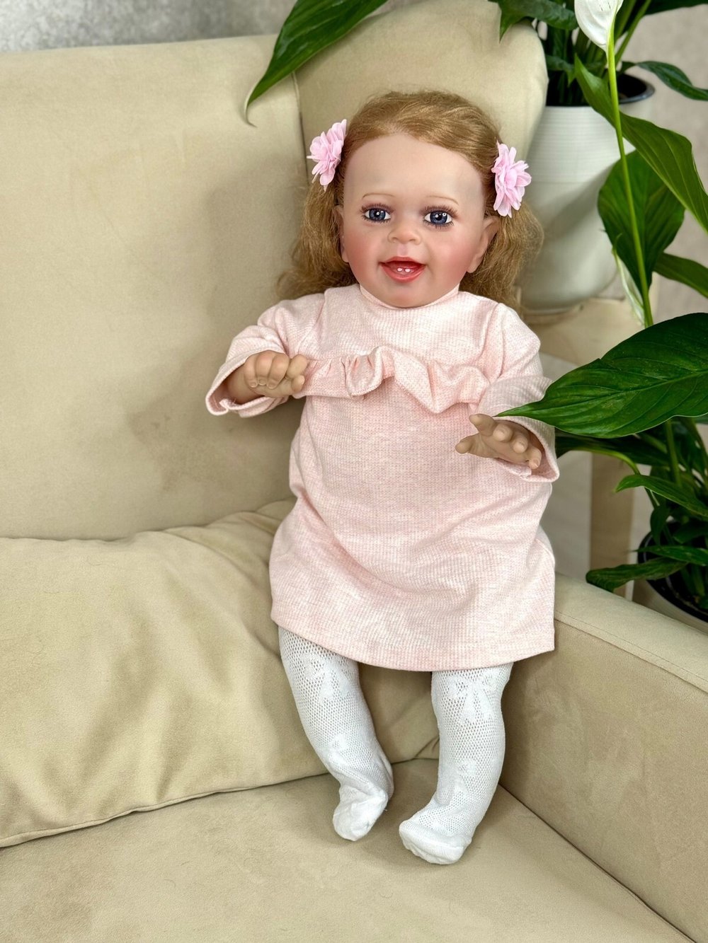 Кукла Реборн мягконабивная 60см (FA-831)