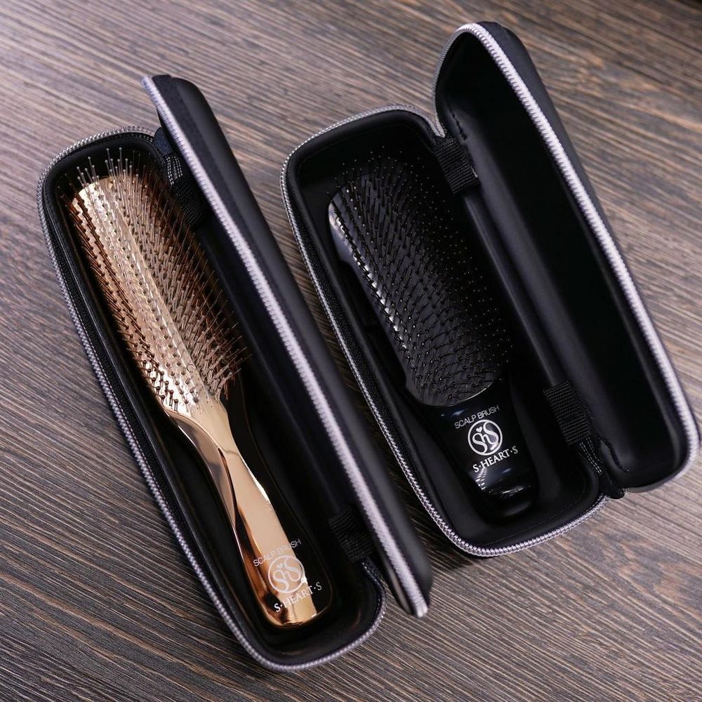 S-HEART-S Чехол для расчески Scalp Brush с длинной ручкой