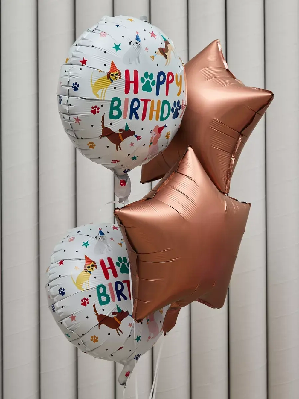 Фольгированный шар «Happy Birthday. Веселые щенки», 46 см