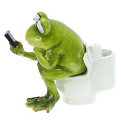 GAEM Фигурка декоративная "Лягушка", L13 W6,5 H12 см