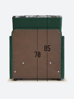 Кресло-кровать "Миник" с подлокотниками, купон Тигр