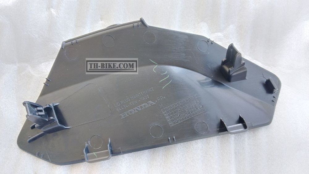 64434-K0W-NA0ZA. LID, PLUG MAINTENANCE *NH1* (NH1 BLACK). HONDA
