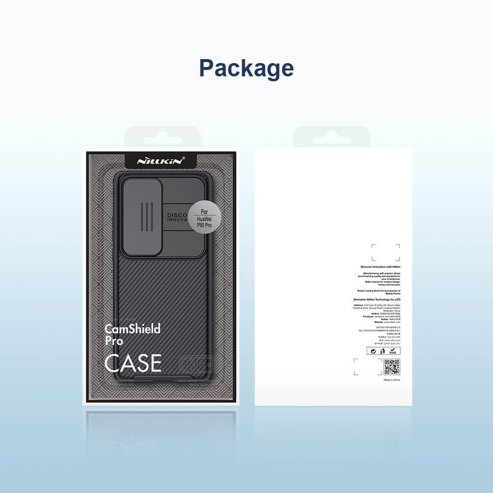 Накладка Nillkin CamShield Pro Case с защитой камеры для Huawei P50 Pro