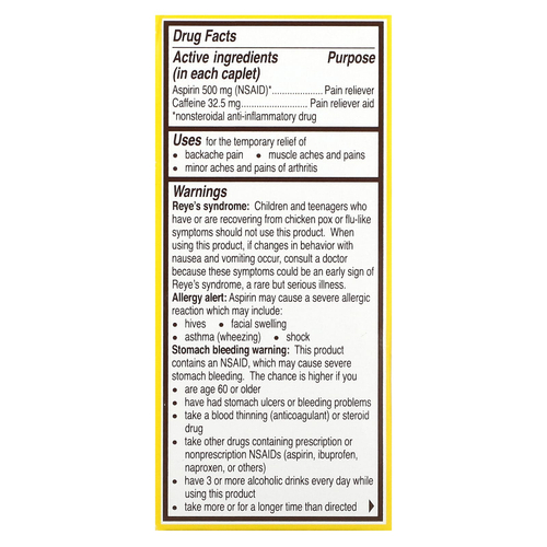 Bayer, Для спины и тела, 500 мг, 50 капсул в оболочке